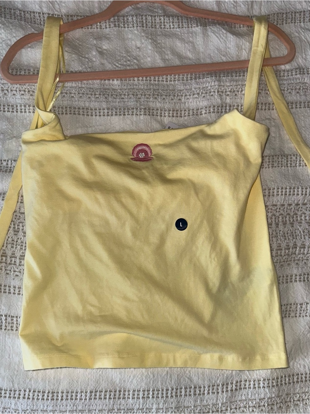 Yellow halter top Women's Tank Top - Brand:Hollister